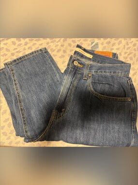 Levi's Dark Blue Straight Leg Jeans